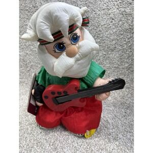 Gemmy Merry Music Dancers Santa 2000 Animated Plush Plays Jingle Bells Works NWT